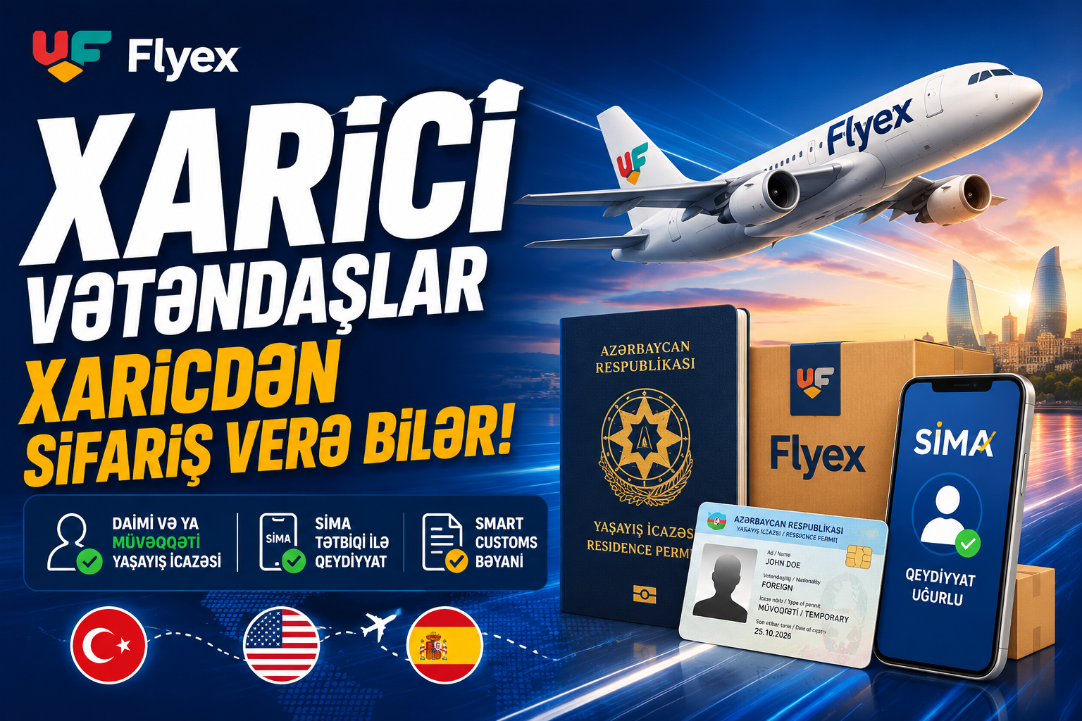 Azərbaycanda Yaşayan Xarici Vətəndaşlar Xaricdən Sifariş Verə Bilərlərmi? (2026 Bələdçisi) | Flyex